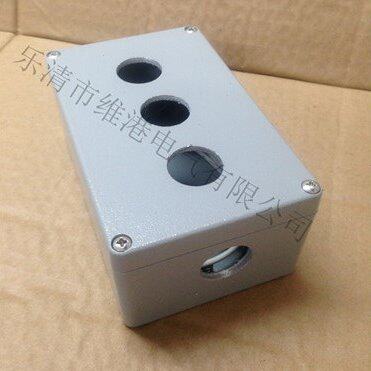 金属防水按钮盒BOL-X03控制盒 3孔铸铝按钮盒 135*80*58开关盒