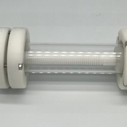 22CM中压玻璃层析柱玻璃离子交换柱 离子分析柱20-100CM