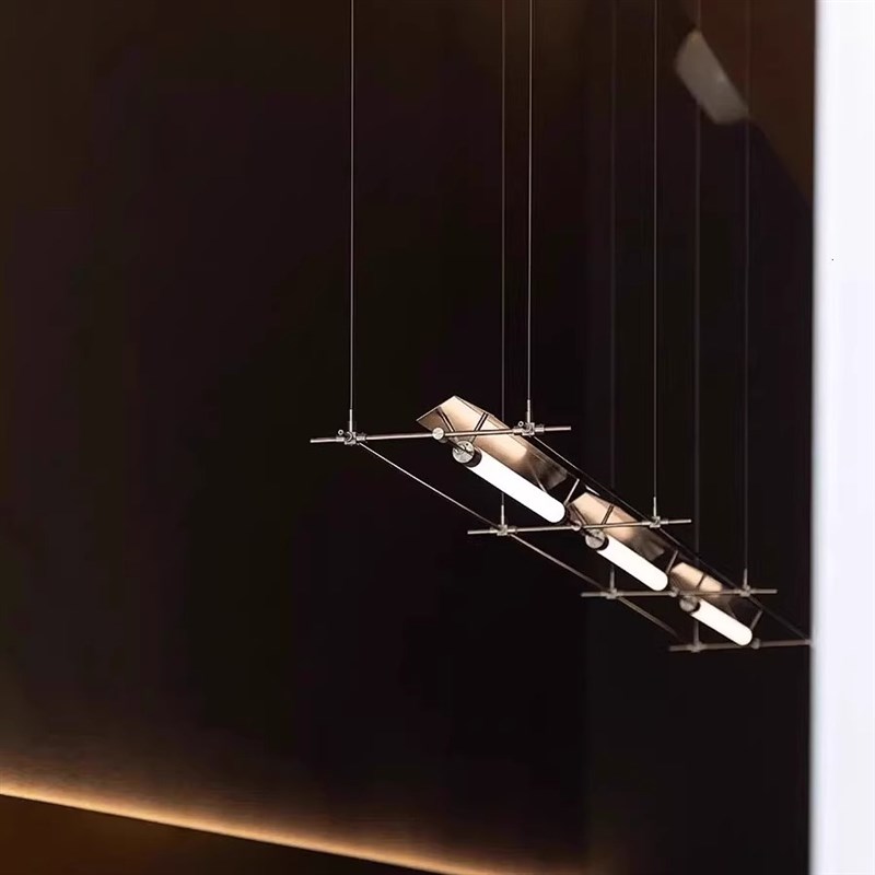 设计师餐厅吊灯极简工作室书房收银前台吧台艺术创意蔡烈超马扎灯