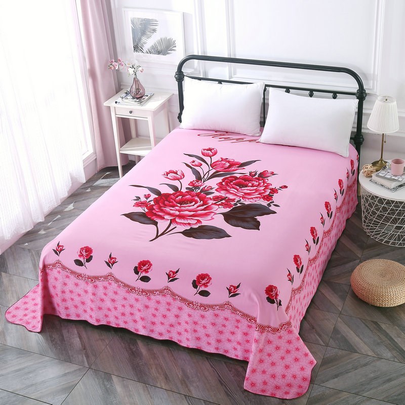 老式床单上海全棉单件加厚磨毛双人国民被单秋冬纯棉传统复古怀旧