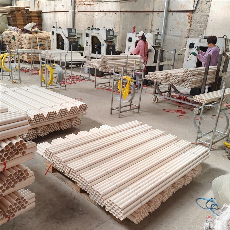 pvc喷灌水管立杆两头外丝1寸32水管喷杆长杆高压农用加厚螺纹pvc