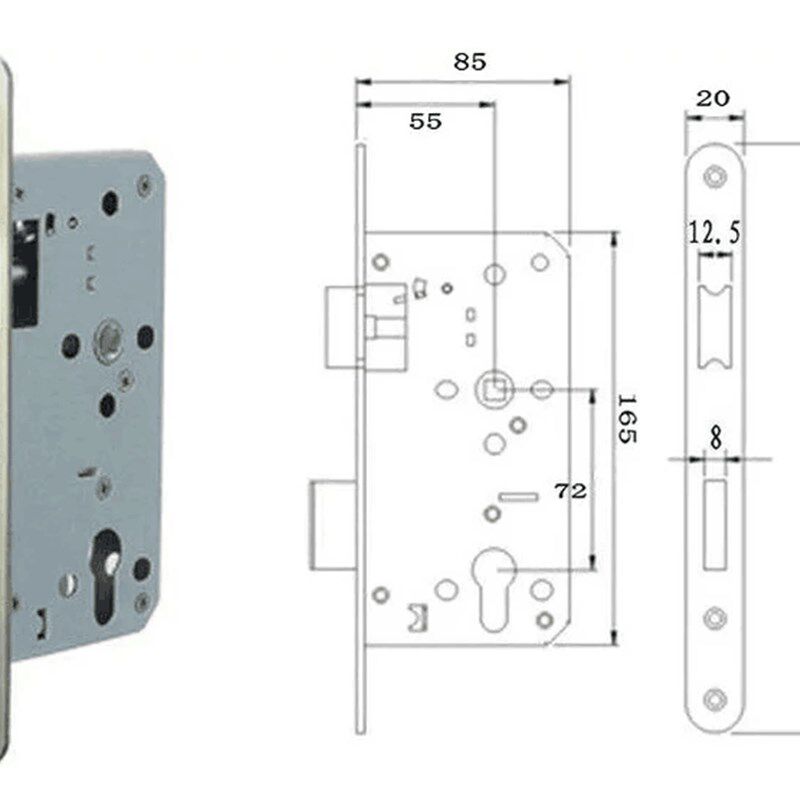 特价R80003O室内房C门锁 K304不锈钢防火锁5572N门锁消防锁6072N