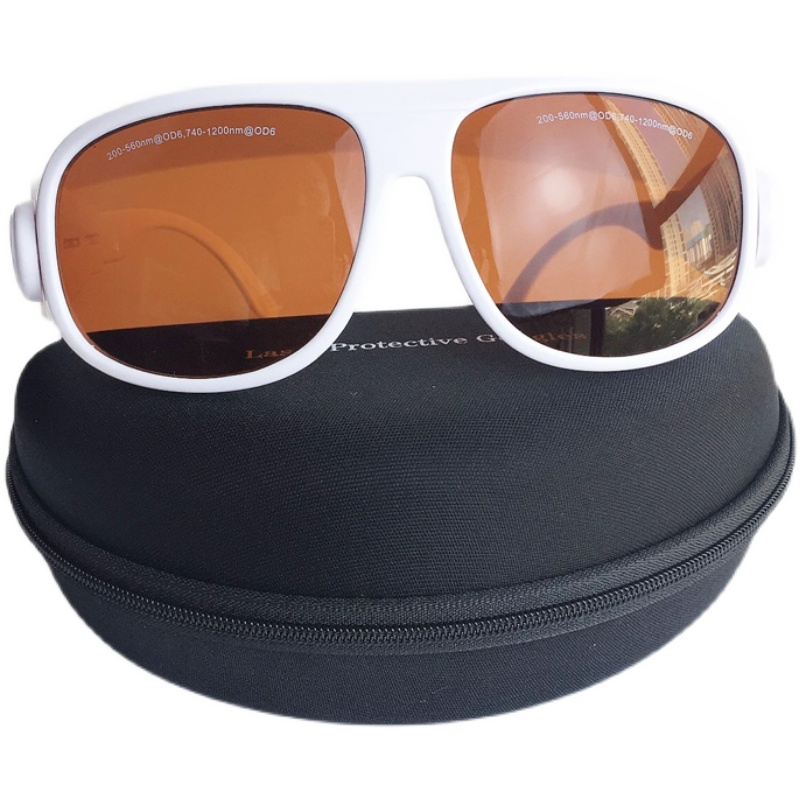 高清光纤激光防护眼镜 洗眉祛斑纹身打标切割机防辐射风沙护目镜