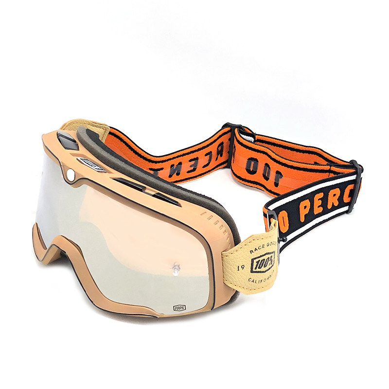 摩托车复古哈雷眼镜骑行电动车越野机车飞行防风沙护目镜100%风镜