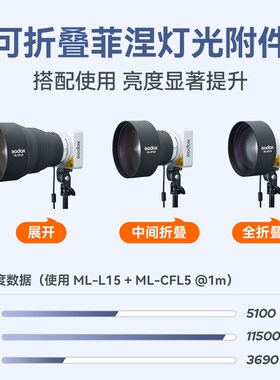 Godox 神牛ML100R便携补光灯100W全彩氛围灯口袋灯LED摄影灯户外