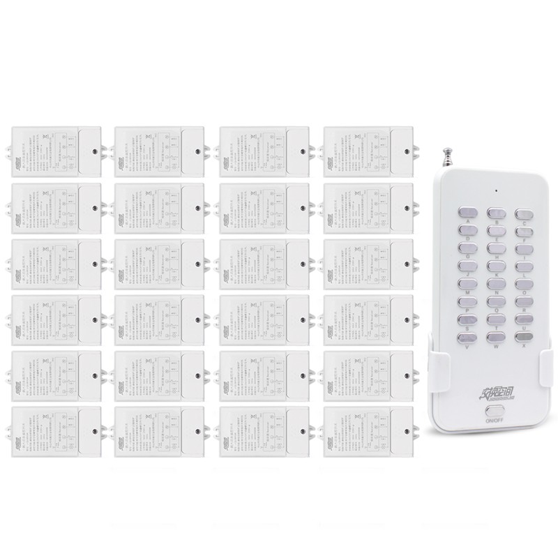 交换空间无线灯遥控开关220V 大功率4000W水泵灯具遥控器多路可选