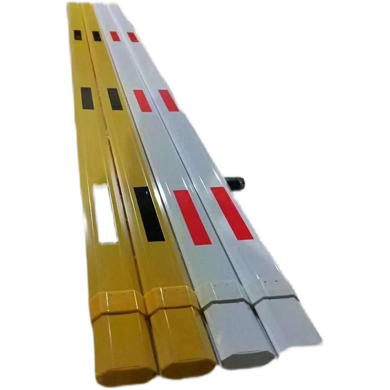 停车场伸缩杆道闸杆八角杆小区门口起落杆铝合金门卫拦车栏杆直杆