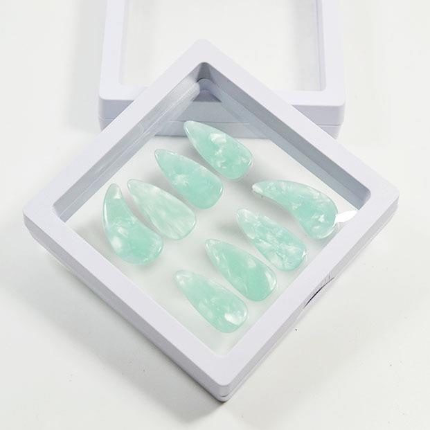 古筝指甲盒子 琵琶指甲盒 透明盒子 指甲收纳盒