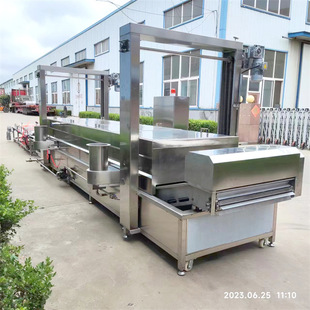 山药脆片油炸机 油炸线 香蕉脆片油炸机器厂家 速冻薯条新式 法式