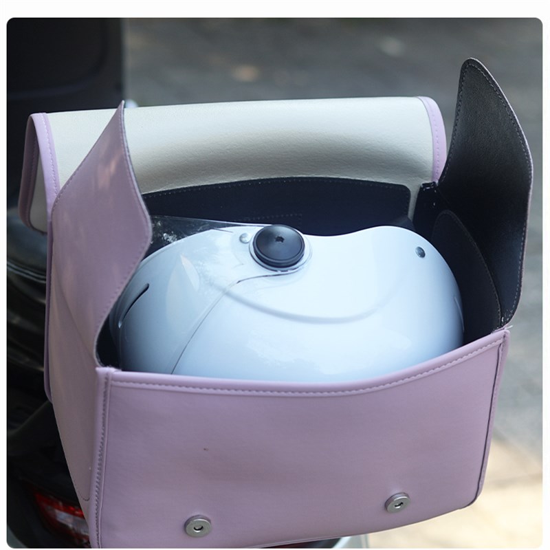 电瓶电动车后置挂包挂物防水电摩挂包头盔手机收纳挂袋尾包骑行兜