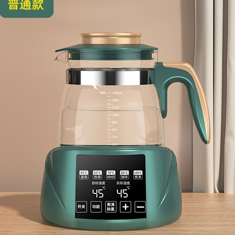 电热水壶家用不锈钢电热保温一体烧水壶自动断电大T容量开水壶快