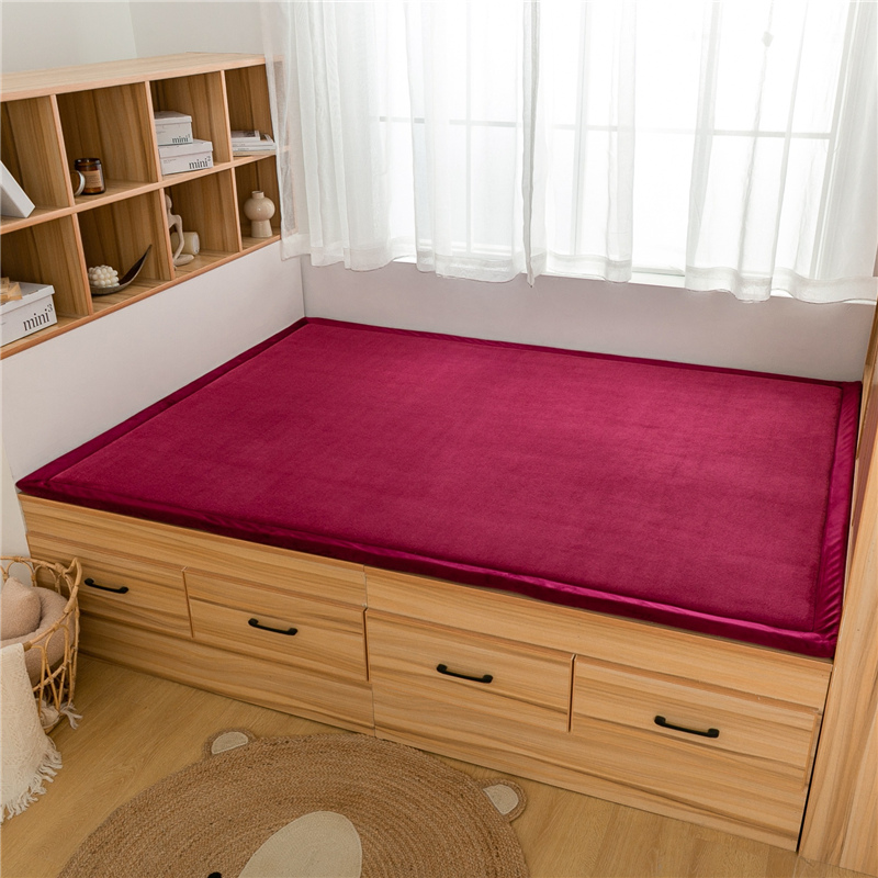 定制榻榻米垫子四季薄款床褥软垫C东北农村大炕床垫被防滑家用地