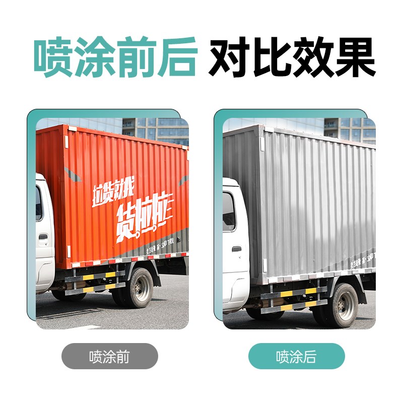 一次性年审水溶漆可水洗货拉拉货车贴车衣广告临时改色年检自喷漆