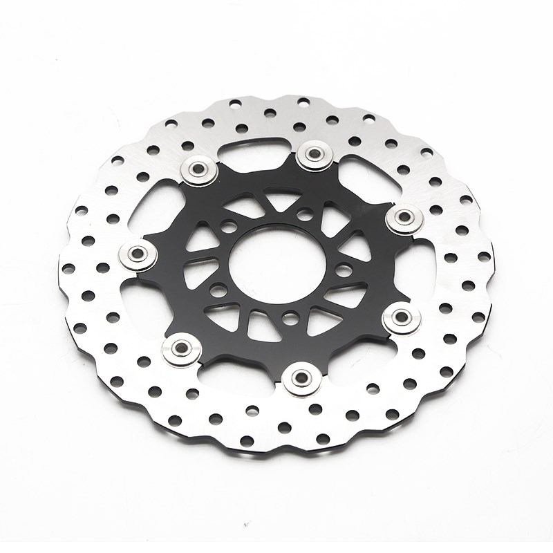适用钱江鸿250踏板摩托车前后碟刹盘QJ250T-9/9A刹车盘碟刹片