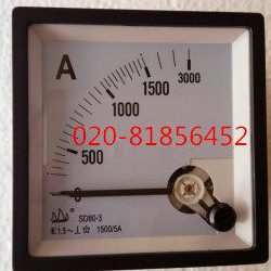 交流电流表SD80-3 1500A 2000A 3000A 1500/5A 300/5A  6T2安装式