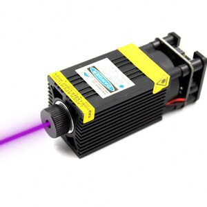 oxlasers 405nm 500mw 12V大功率紫光激光头3D雕刻机用激光器可调