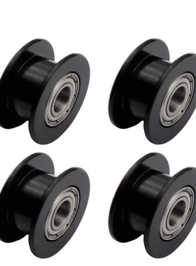 2GT20齿带不带齿内孔3/5同步轮H型皮带轮惰轮带宽6MM黑色3d打印机