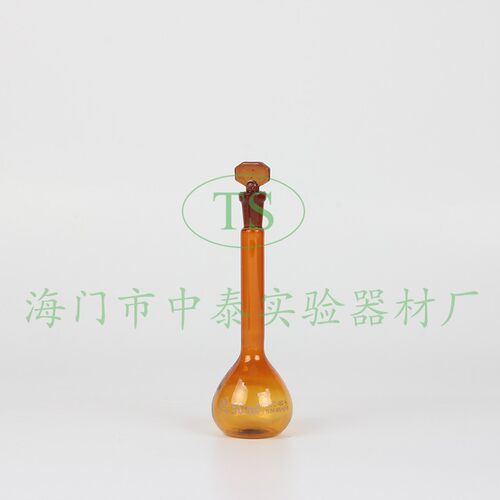 华鸥 A级 玻璃棕色容量瓶5ml 10ml 25ml 50ml 100ml 200ml 250ml