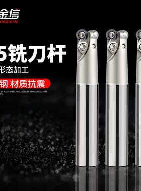 金信铣刀杆抗震cnc加工中心数控铣刀片刀柄圆鼻刀杆30R5刀粒机床