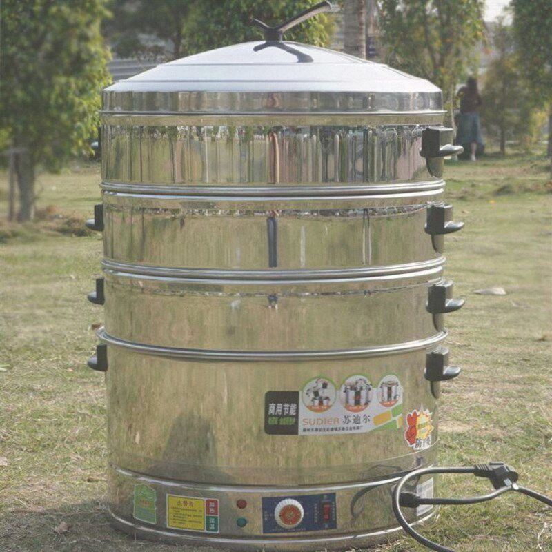 自动电蒸笼多功能家用三层大容量超大商用蒸馒头蒸锅苏迪尔电蒸锅