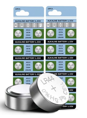 淘新惠LR44纽扣电池电子AG13 A76玩具LR44W遥控器357A钮扣式L1154