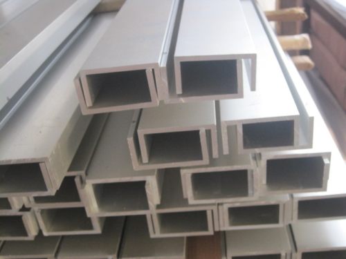 槽铝 铝型材 U型铝槽 63mm*152mm*高厚7mm*底厚5mm