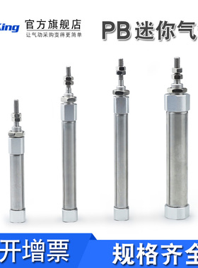 不锈钢笔形气缸PB16X10/20/25/30/35/40/45/50/60/75X80X90SR SCB