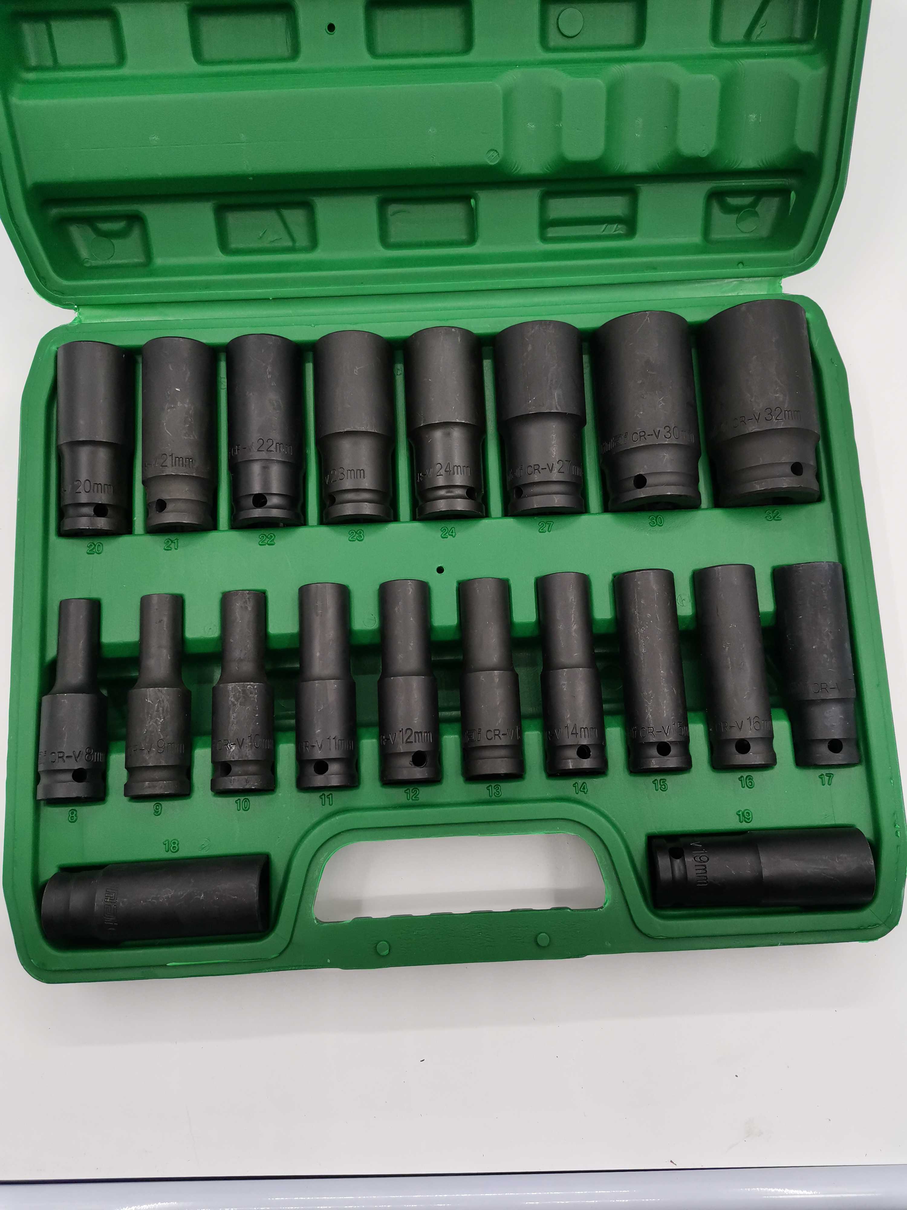 12.5接口大飞套筒六角小风炮专用电板手套头832套装加长8cm盒装