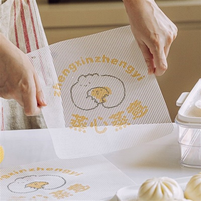 树可蒸笼布食品级硅胶垫子家用蒸包子饺子馒头耐高温不粘蒸锅蒸布