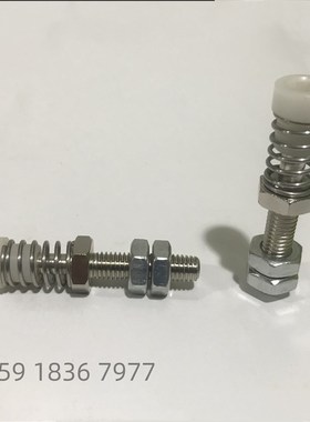 TGSPM 肘夹配件 肘夹用前端螺栓聚缩醛 不锈钢弹簧 防撞压块胶头