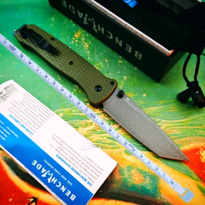 【蝴蝶537】 锋利美国进口户外刀具开刃水果刀防身野外求生存装备