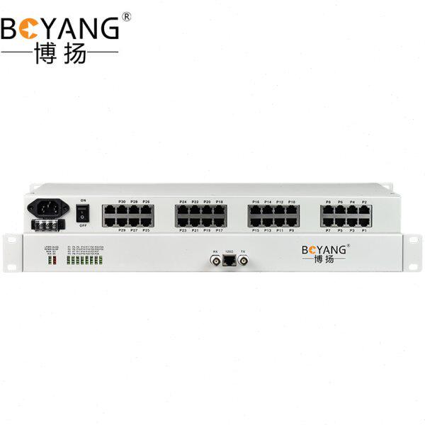 博扬(BOYANG)BY-10E1-10RH PCM电话语音复用设备光端机E1转10