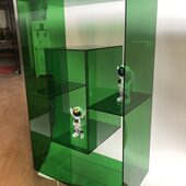 半透明箱子 壁柜 亚克力橱窗展示柜 模型摆放架