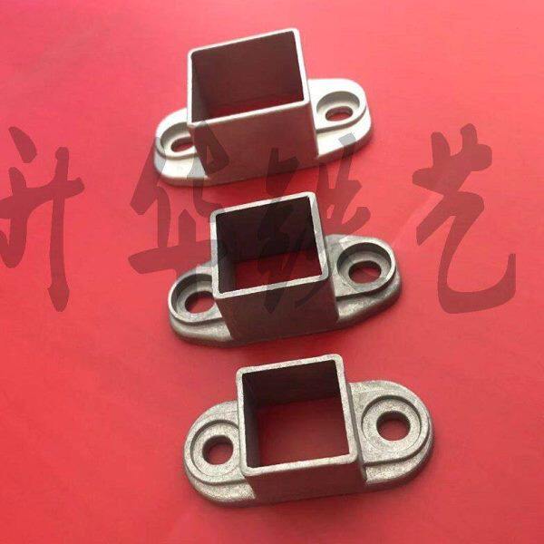 铸铝连接件固定件接头固定座方管连接件护栏配件栏杆铝艺配件铝