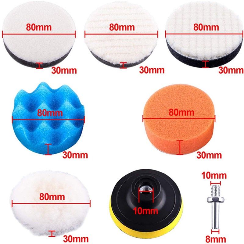 厂家供货3英寸汽车抛光海绵垫33件抛光羊毛轮自粘盘仿毛套件组合,标准件/零部件/工业耗材,抛光轮,淘宝优惠券,粉丝福利购,淘宝优惠卷