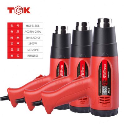 数显热风枪TGK烤枪德至HG6618ES焊枪调温热风筒1800W工业热风筒