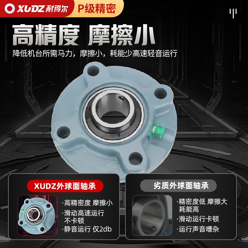 进口外球面轴承圆形带座轴承UCFC211 212 213 FC214 215 216 217