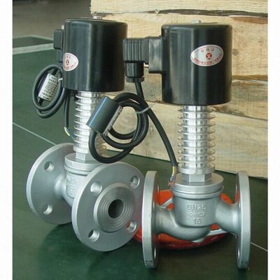 ZCG温蒸汽电磁阀 蒸汽防水220V24V不锈钢304常闭DN25 50
