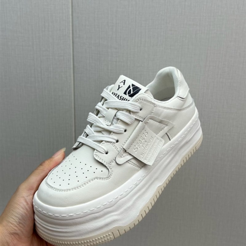 2023加工秋季破码真皮女鞋牛皮休闲工厂女鞋系带透气时尚最容易匹