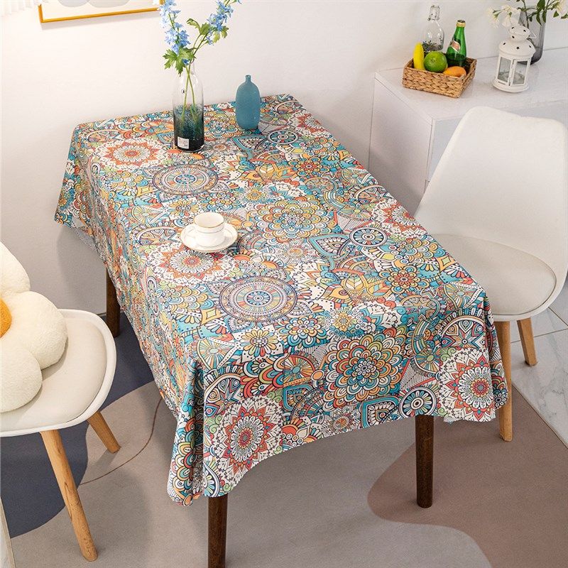 波西米亚民族风桌布防水防烫桌巾化妆台通用茶几客厅简约装饰布艺,居家布艺,桌布,淘宝优惠券,粉丝福利购,淘宝优惠卷