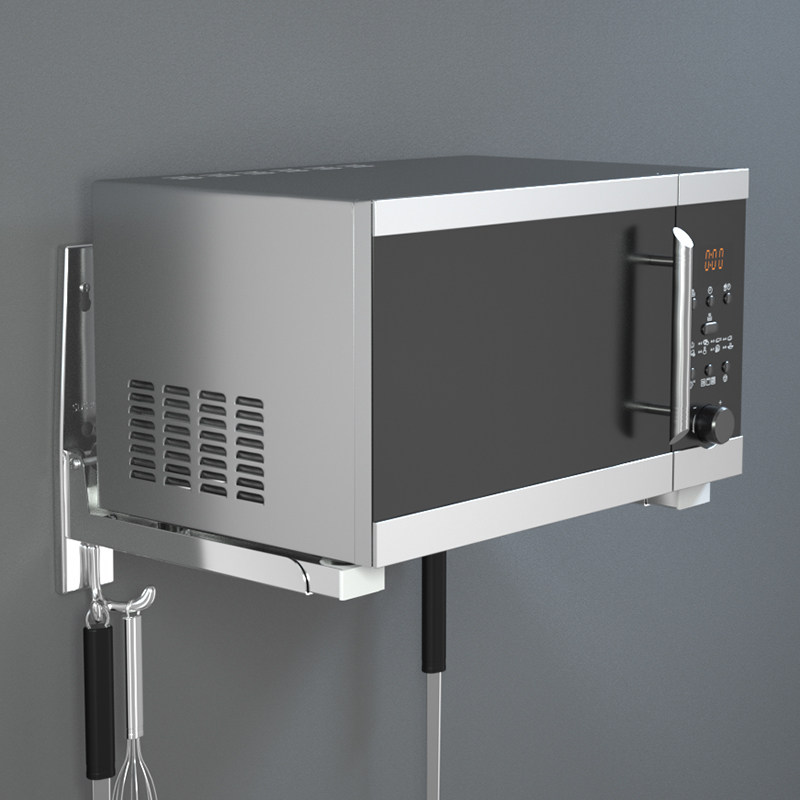 微波炉置物架壁挂可伸缩304不锈钢微波炉架子烤箱架挂墙托架支架,厨房/烹饪用具,微波炉置物架,淘宝优惠券,粉丝福利购,淘宝优惠卷