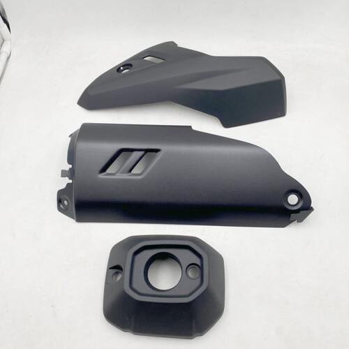 适用UHR150/HJ150T-28踏板车排气管消声器装饰罩防烫板装饰盖