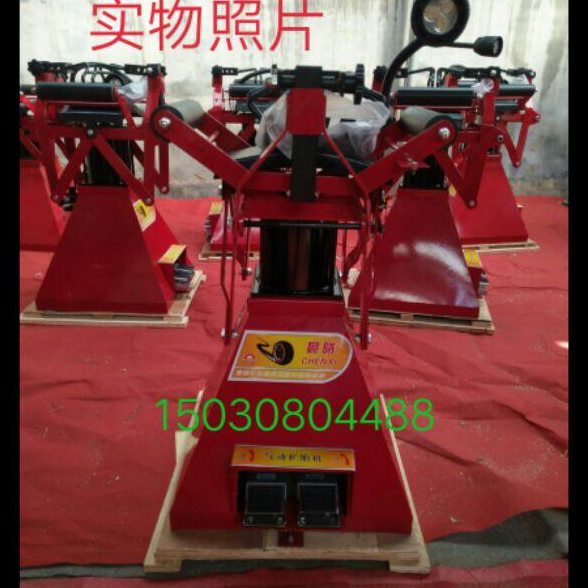 豪华气动扩胎机带灯气动自动扩胎机扒胎机脚踏式气动扩胎器补胎机