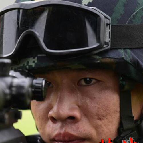 战术射击用抗冲击防护风沙目眼镜特战头盔风镜真人CS防尘爆三镜片