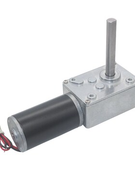 涡轮蜗杆减速电机自锁12V24V微型直流电K机4058直流减速电机小型