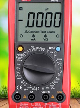 优利德UT58A/UT58B/UT58C/UT58D/UT58E高精度手动量程数字万用表