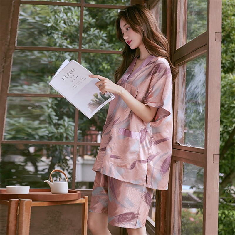 贡缎汗蒸服全棉男女桑拿洗浴服情侣家居服睡衣按摩足疗服套装