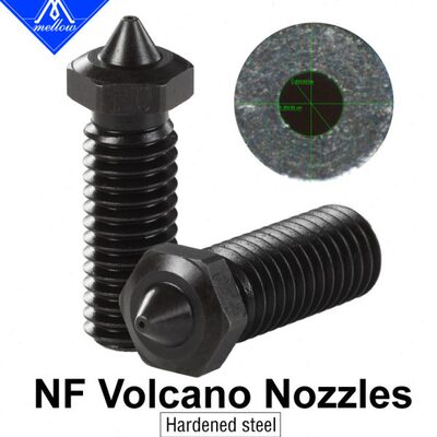 Mellow 耐高温高精度NF-火山硬化钢3D打印机E3DV6挤出头热端喷嘴