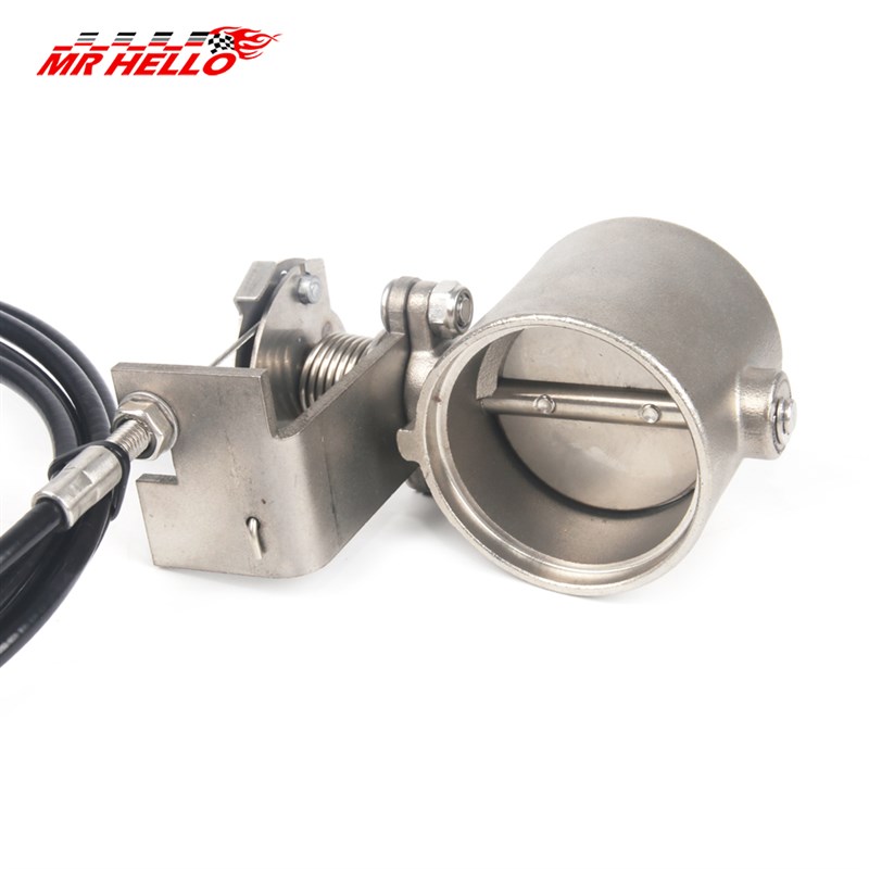 摩托车机车排气管改装手动拉线开关阀门静音降噪消音调声炸街声浪