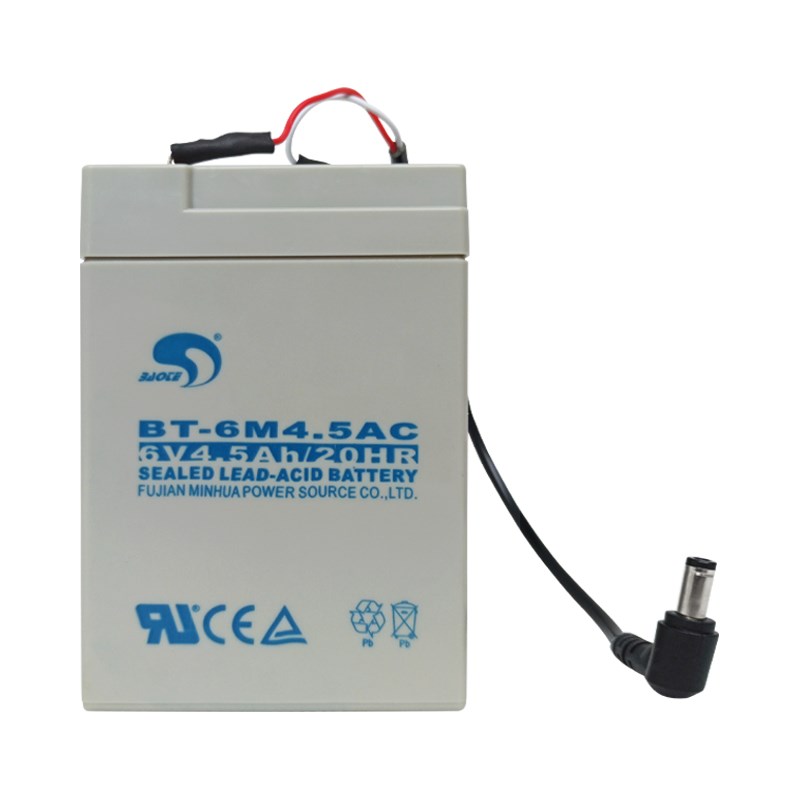 四方吊秤原装电池6V4.5AH童车电瓶BT-6M4.5AC百鹰吊钩秤电池
